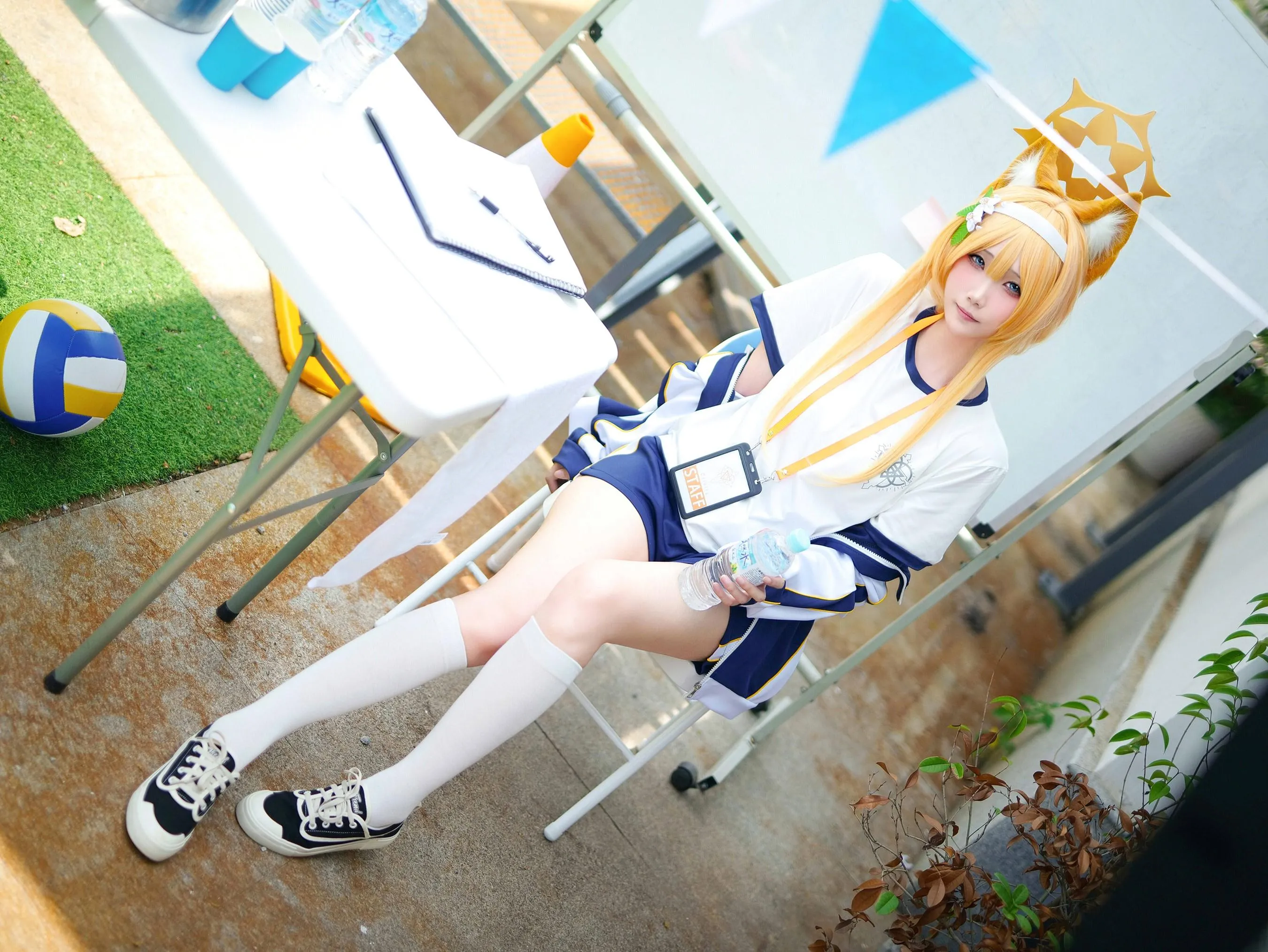 曉美媽 – NO.32 Blue Archive 伊落（体操服） [61P]插图3